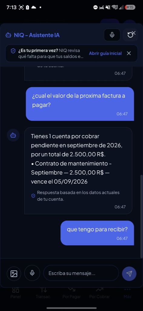 N1 AI Finance - Asistente NIQ Chat